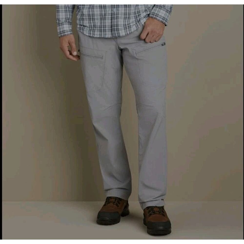 Alaskan Hardgear Pants Men’s Knife Creek AKHG Belted Fishing Hiking 32x32 Gray